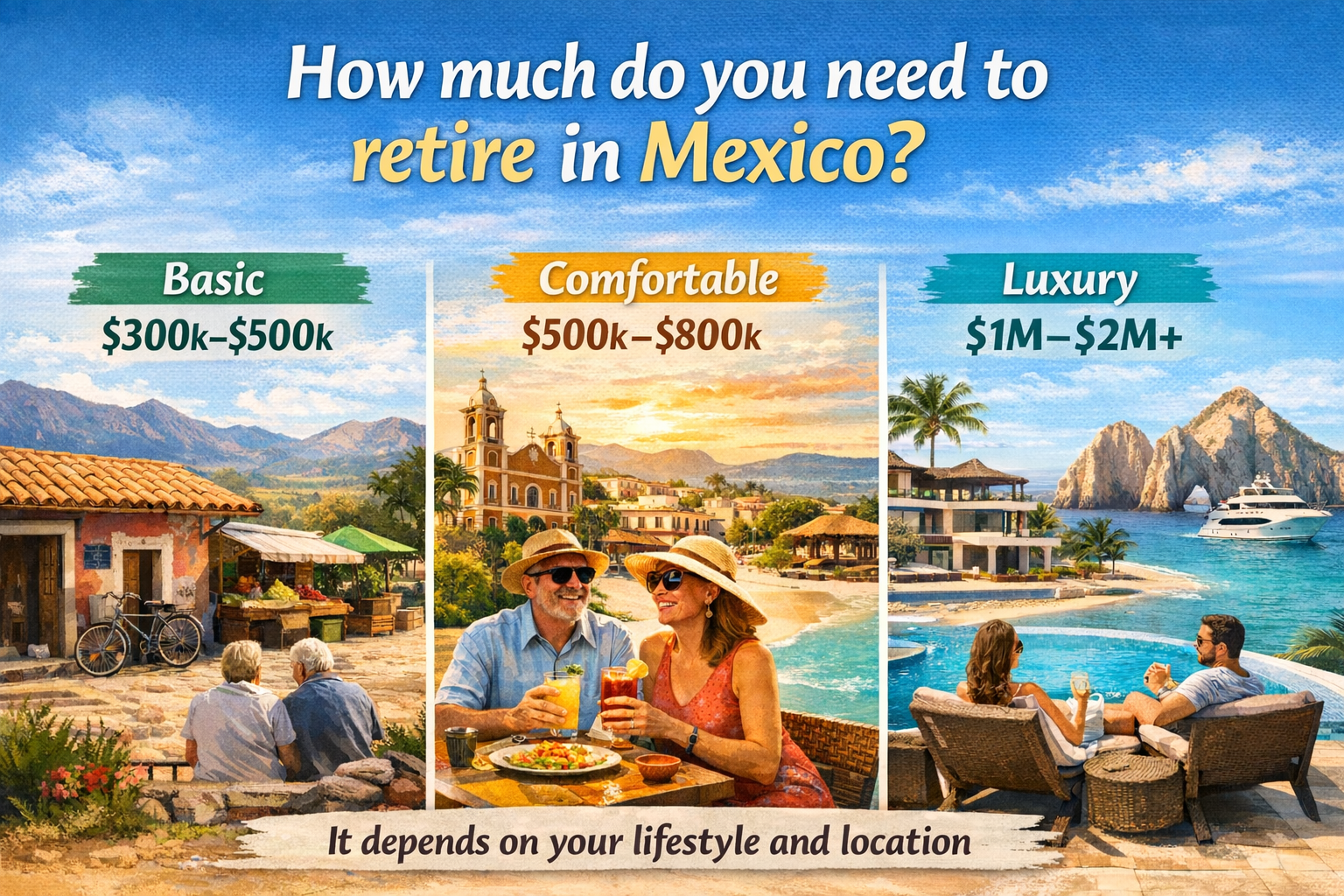 How much do you need to retire in Mexico?